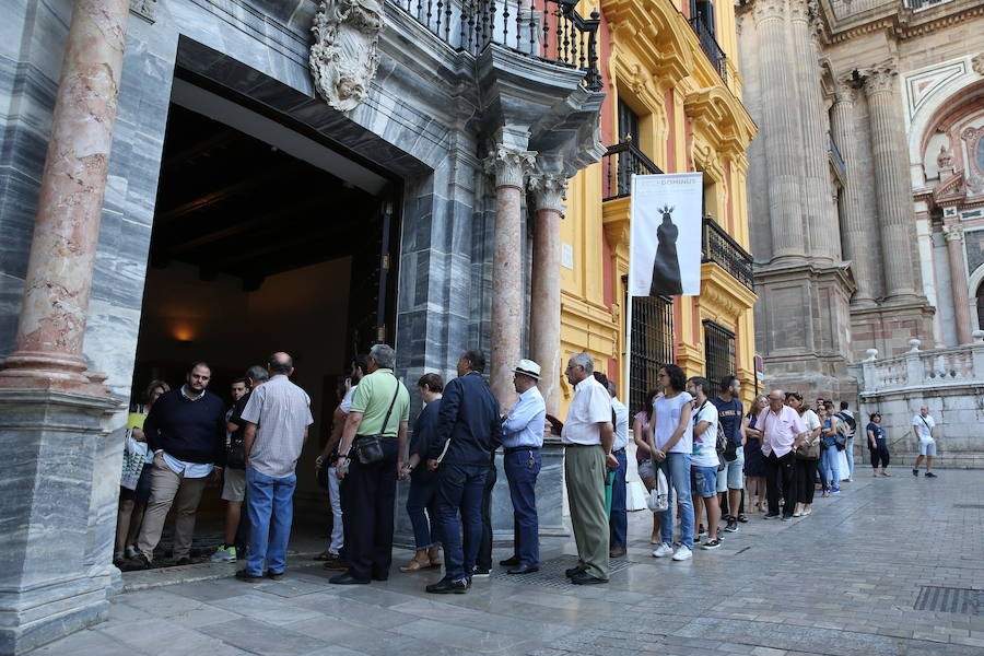 La imagen, tras ser restaurada por Miñarro, se puede visitar desde hoy hasta el miércoles en el Palacio Episcopal