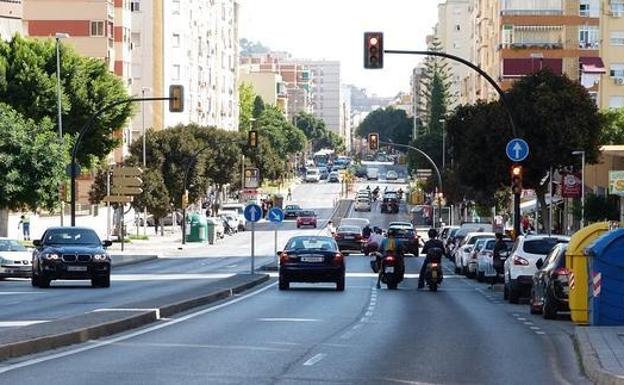 Imagen de archivo de la avenida de Carlos Haya.