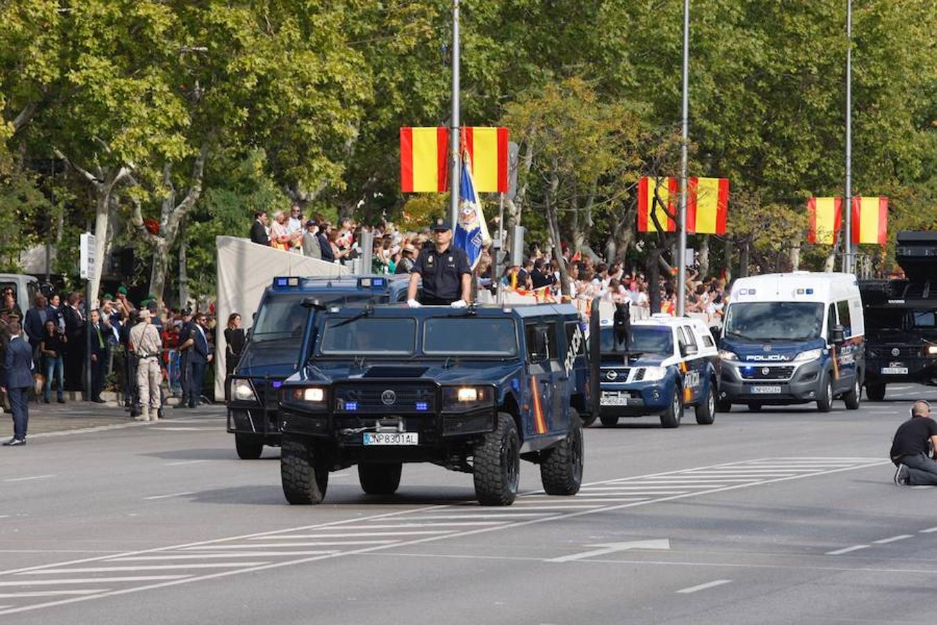 Más de 3.900 militares, acompañados por guardias civiles y policías nacionales, recorrerán el paseo de la Castellana de Madrid en el desfile del 12 de octubre