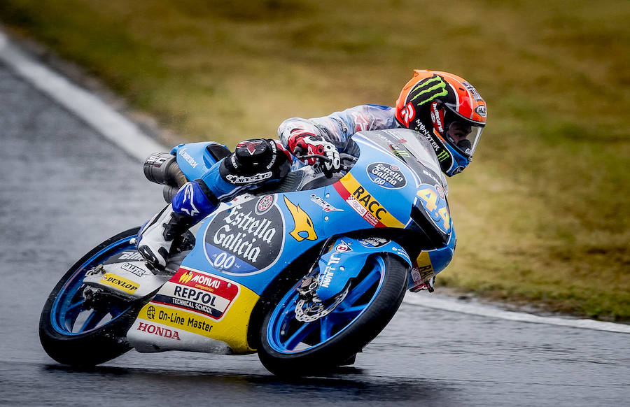 El piloto español de Moto3 Arón Canet.