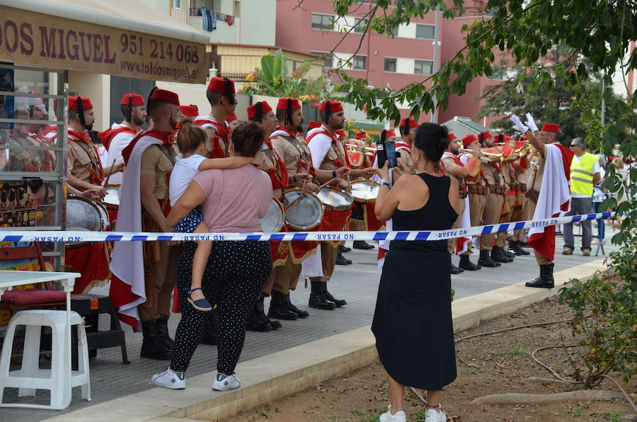 Más de 300 personas juran o prometen "su compromiso con España" ante la enseña patria en un acto organizado por el Grupo de Regulares de Melilla 52 y la Archicofradía del Rico y la Piedad de Vélez-Málaga