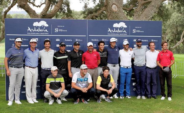 Representación española en el Andalucía Valderrama Master. 