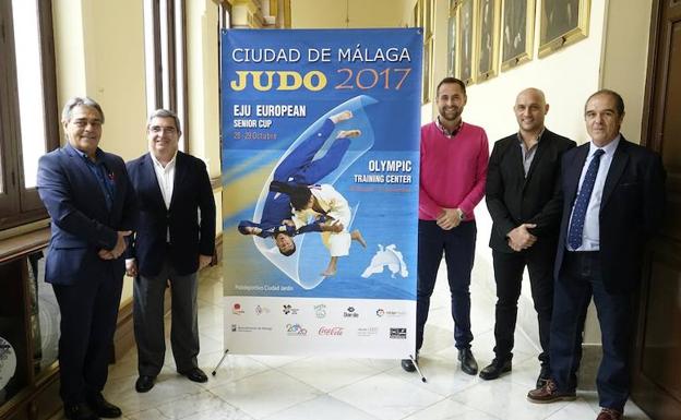 Presentación de los torneos en el Ayuntamiento de Málaga. 