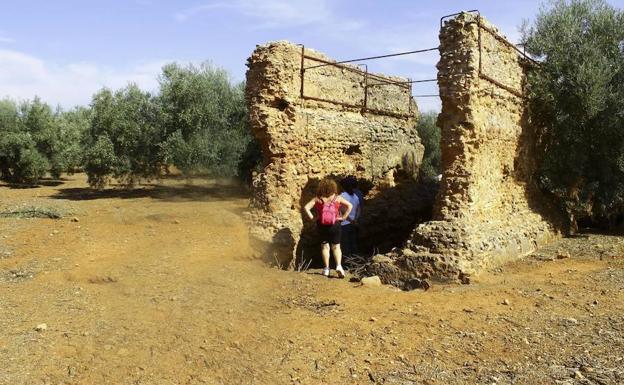 Visitantes en el mausoleo de la Capuchina.