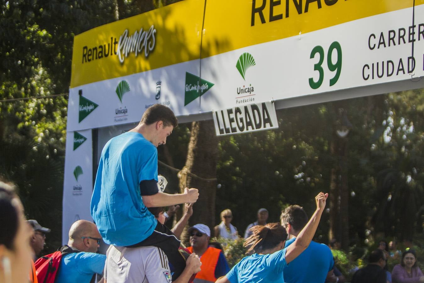 Llegada a meta de los corredores