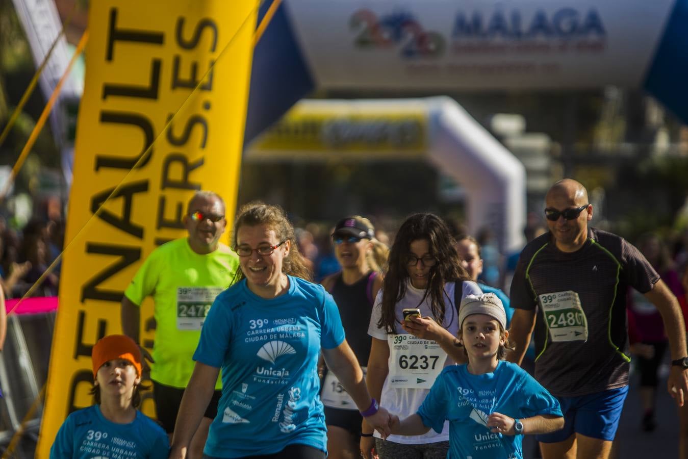 Llegada a meta de los corredores