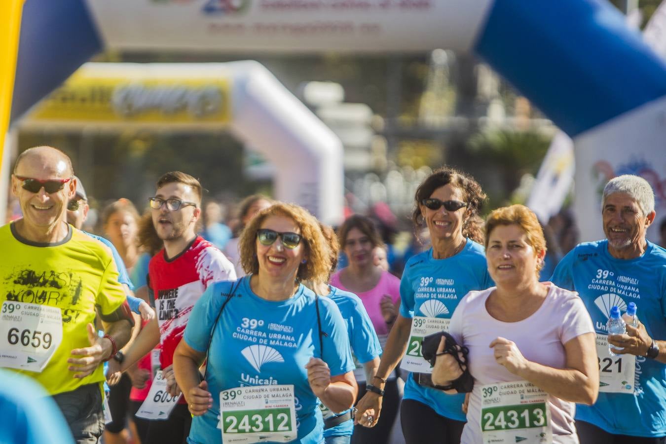 Llegada a meta de los corredores