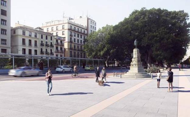 La peatonalización convertirá la Alameda Principal en «la nueva calle Larios» de Málaga