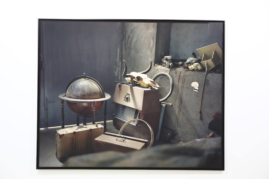 Las piezas de la muestra