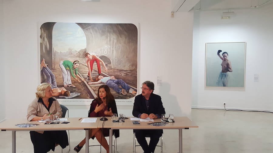 Las piezas de la muestra