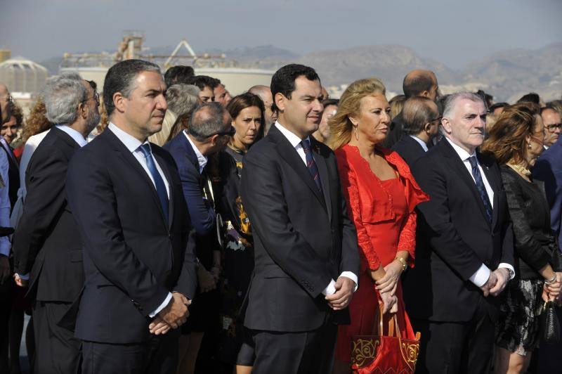 Fotos de la jura de bandera civil en el portaaviones Juan carlos I en Málaga (I)