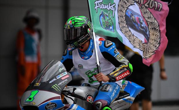 Franco Morbidelli, campeón del mundo de Moto2.