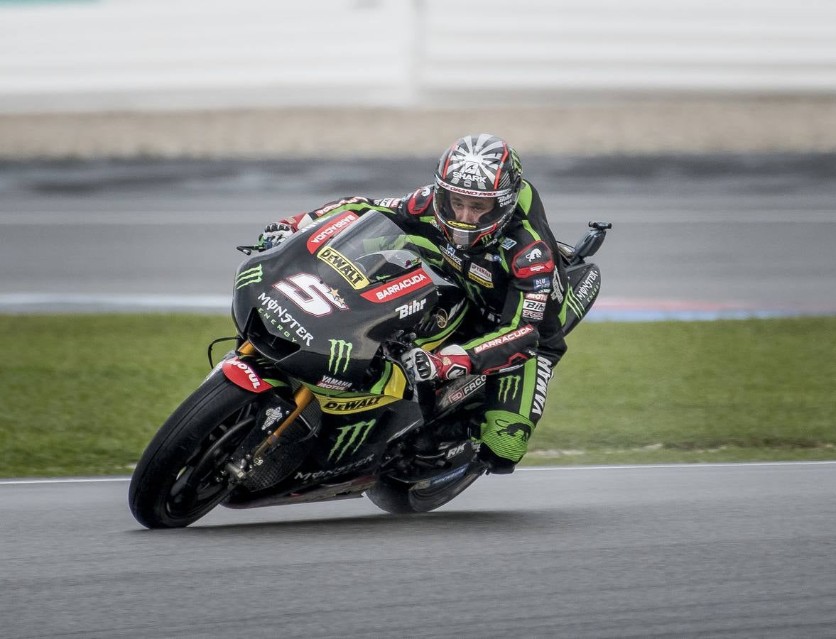 Zarco, durante la carrera en el circuito de Sepang. 