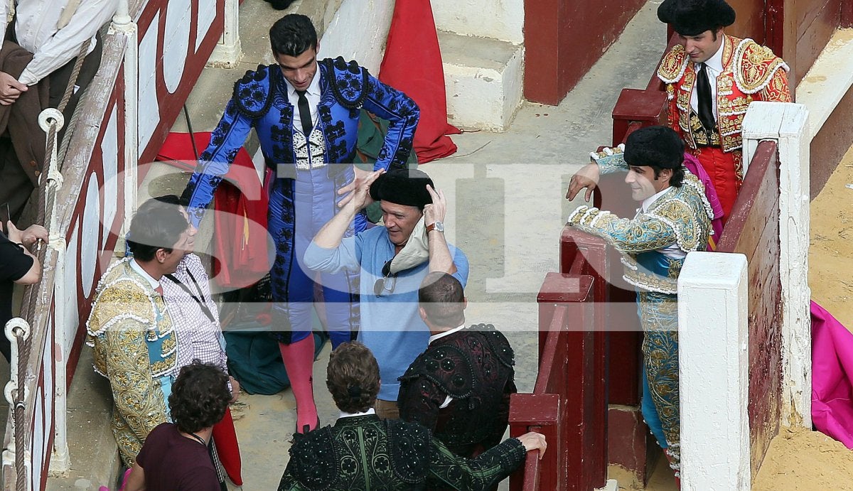 La capital acoge la filmación del documental sobre la figura de Picasso en el que participa Antonio Banderas 