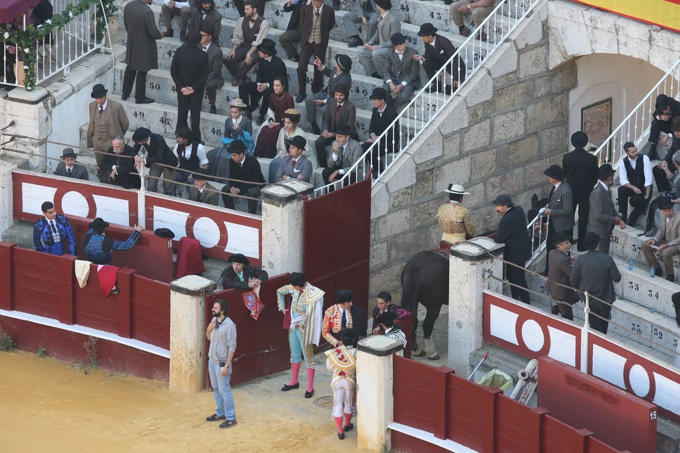 La capital acoge la filmación del documental sobre la figura de Picasso en el que participa Antonio Banderas 