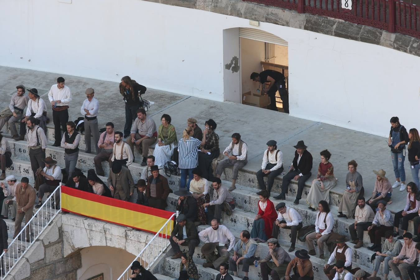 La capital acoge la filmación del documental sobre la figura de Picasso en el que participa Antonio Banderas 