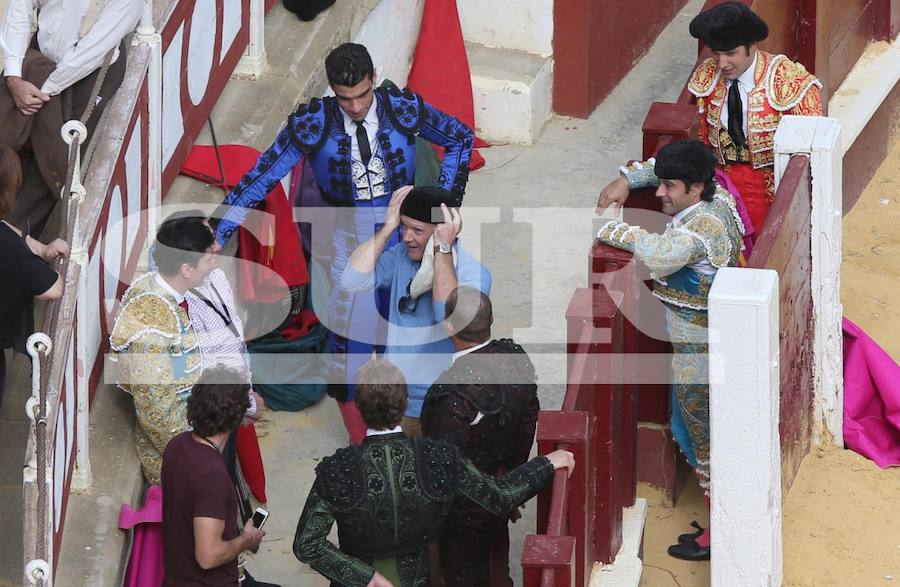 La capital acoge la filmación del documental sobre la figura de Picasso en el que participa Antonio Banderas 