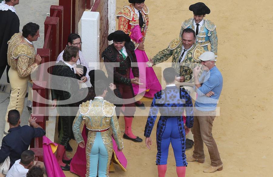 La capital acoge la filmación del documental sobre la figura de Picasso en el que participa Antonio Banderas 