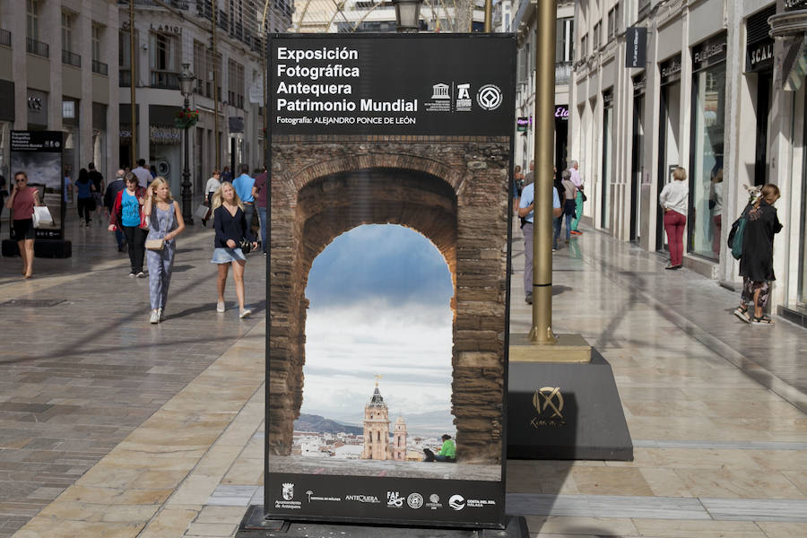 Una muestra de 40 fotografías enseña al visitante los principales enclaves patrimoniales, culturales y naturales de la Ciudad del Torcal 