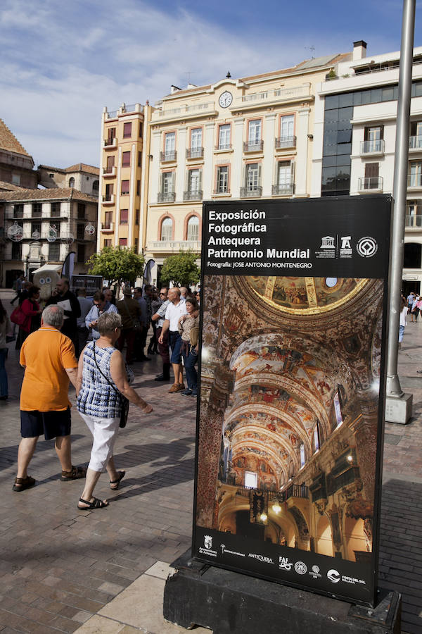 Una muestra de 40 fotografías enseña al visitante los principales enclaves patrimoniales, culturales y naturales de la Ciudad del Torcal 