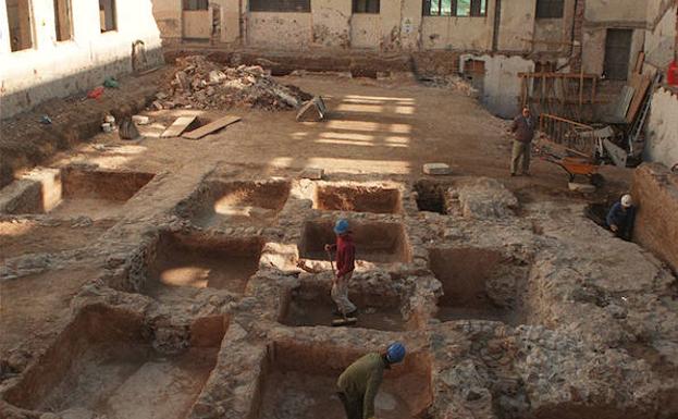 La Malaca romana se hace visible bajo el Rectorado