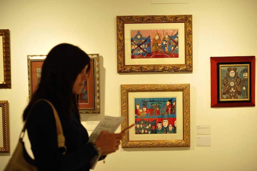 El artista trae la muestra 'La pintura como escenario'