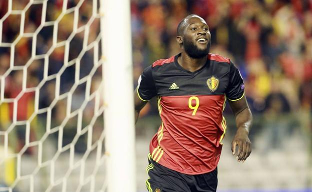 Romelu Lukaku, delantero belga del Manchester United. 