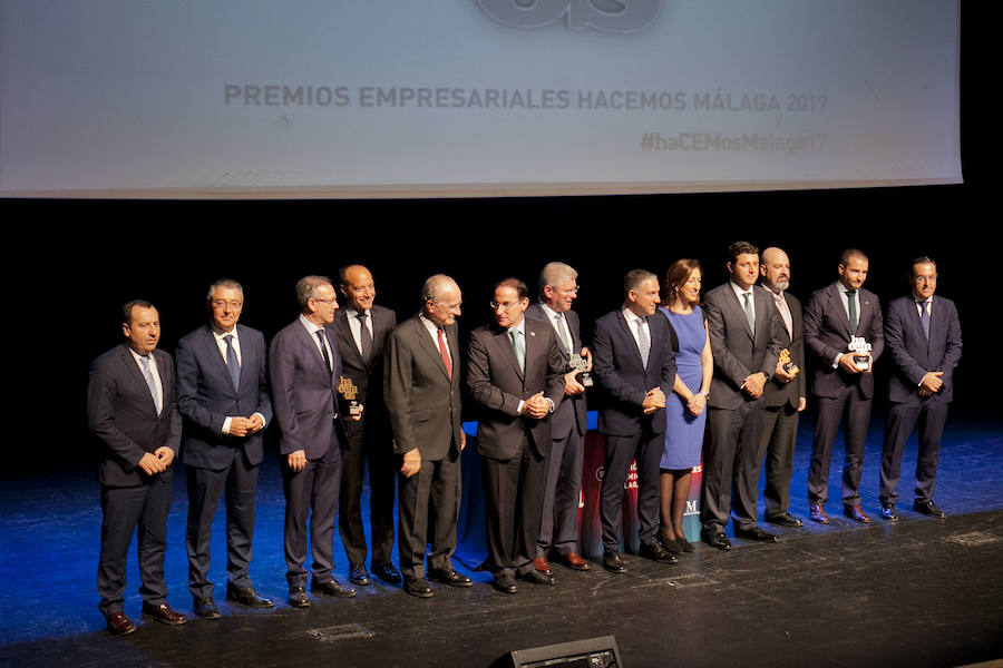 La CEM concede sus galardones empresariales a Grupo Fisa, Aeorum, Costasol de Hipermercados y FYM