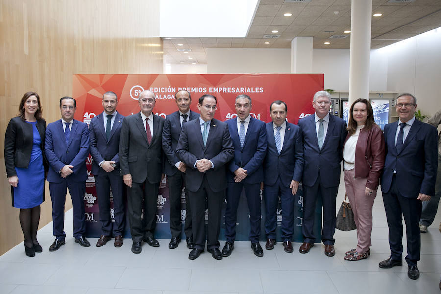 La CEM concede sus galardones empresariales a Grupo Fisa, Aeorum, Costasol de Hipermercados y FYM