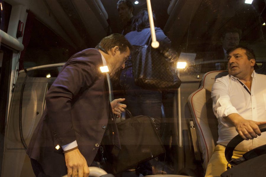 La selección española ya se encuentra en Málaga para disputar este sábado el partido amistoso ante Costa Rica en La Rosaleda.