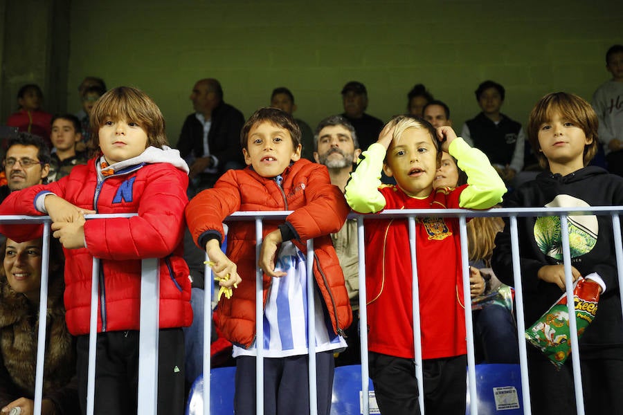 Unas 19.000 personas acudieron a La Rosaleda a presenciar el entrenamiento de la selección española de fútbol.