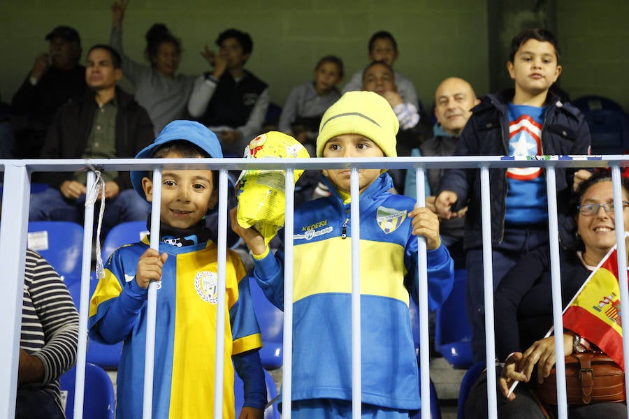 Unas 19.000 personas acudieron a La Rosaleda a presenciar el entrenamiento de la selección española de fútbol.