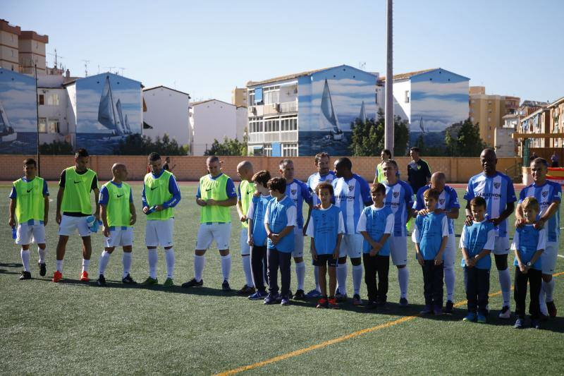 Fotos del partido entre exjugadores del Málaga Club de Fútbol y las Leyendas de la Selección Española