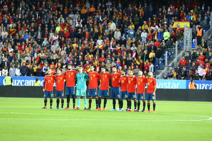 España golea a Costa Rica en La Rosaleda en el amistoso para preparar el Mundial 2018.