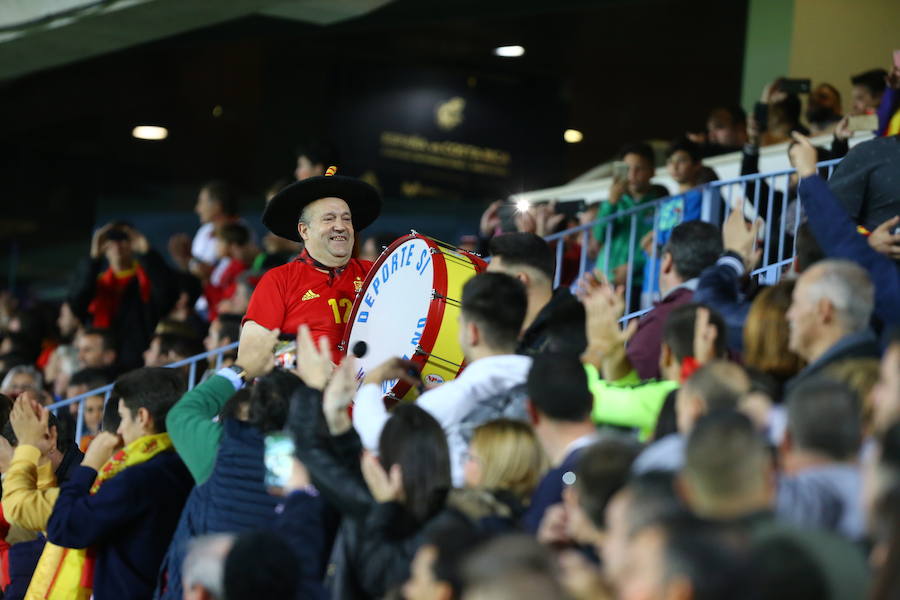 España golea a Costa Rica en La Rosaleda en el amistoso para preparar el Mundial 2018.