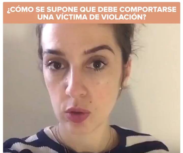Vídeo viral en favor de la víctima de 'La Manada' y convocatoria de protesta por la actuación judicial en el caso