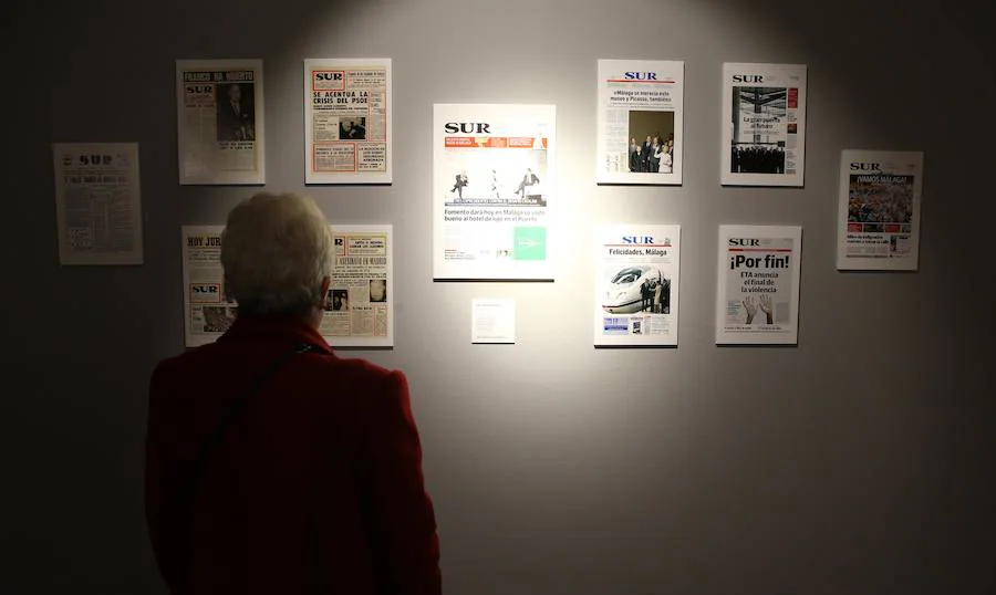 La muestra conmemora el bicentenario de La Farola y el 15º Aniversario de Vocento, grupo editor de SUR