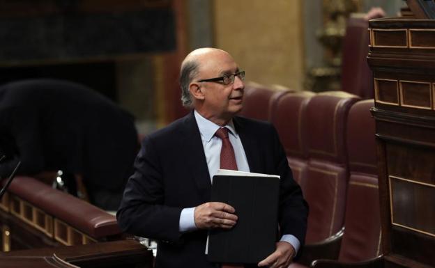 El ministro de Hacienda, Cristóbal Montoro.