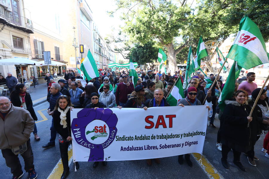 Fotos de la manifestación por el 40 aniversario de la muerte de Manuel José García Caparrós en Málaga