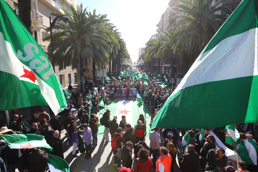 Fotos de la manifestación por el 40 aniversario de la muerte de Manuel José García Caparrós en Málaga