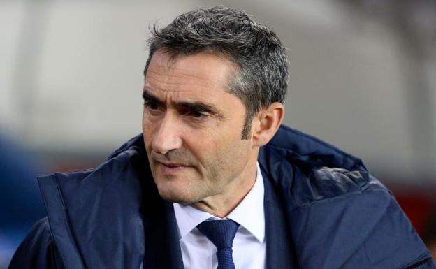 Ernesto Valverde, técnico del Barça. 