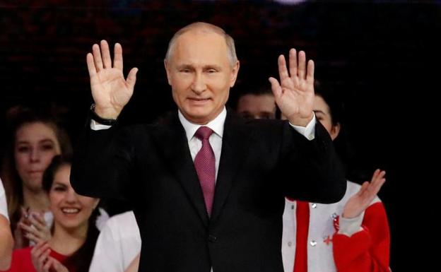 Putin anuncia su candidatura a la reelección para las presidenciales de Rusia de 2018