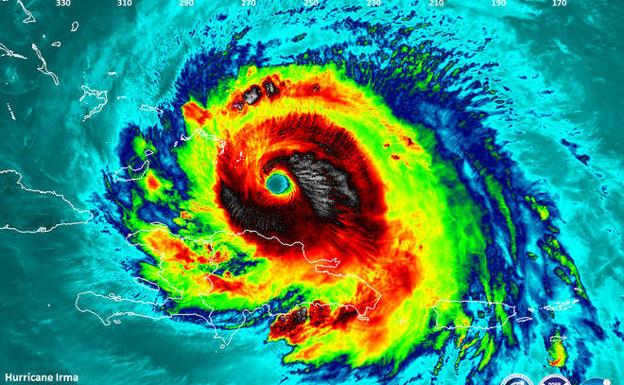 Una imagen del huracán ‘Irma’ captada por un satélite de la NASA en septiembre pasado.
