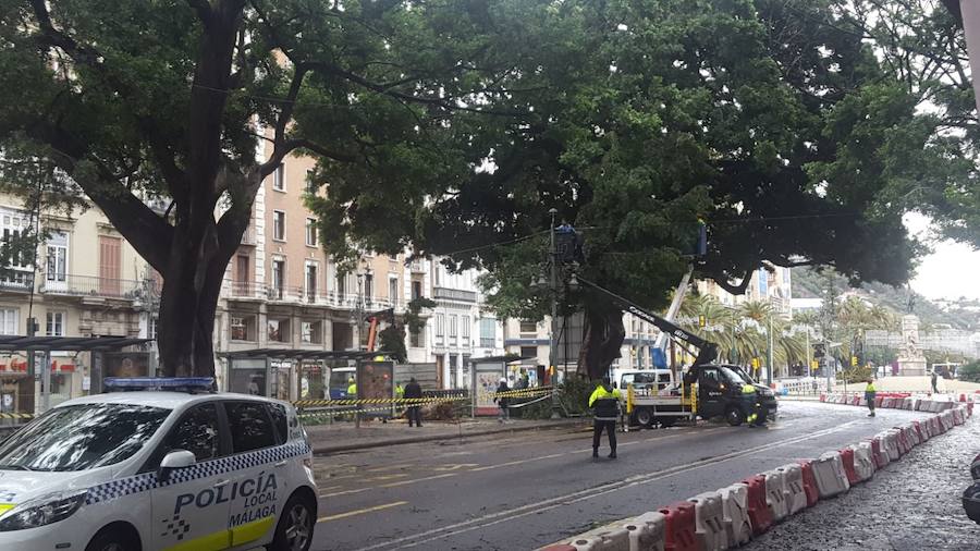 Lunes complicado en la provincia, que sigue en aviso naranja por fuertes rachas de viento