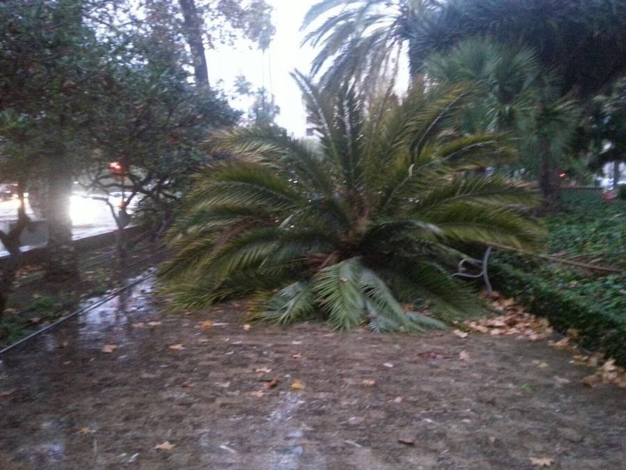 Lunes complicado en la provincia, que sigue en aviso naranja por fuertes rachas de viento