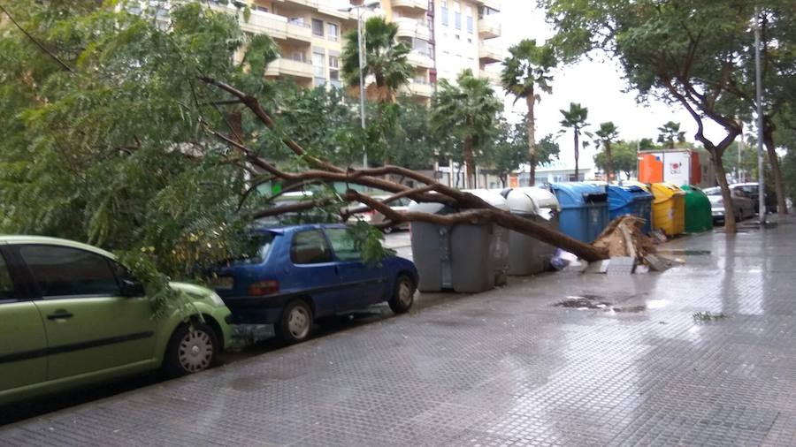 Lunes complicado en la provincia, que sigue en aviso naranja por fuertes rachas de viento