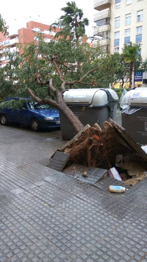 Lunes complicado en la provincia, que sigue en aviso naranja por fuertes rachas de viento