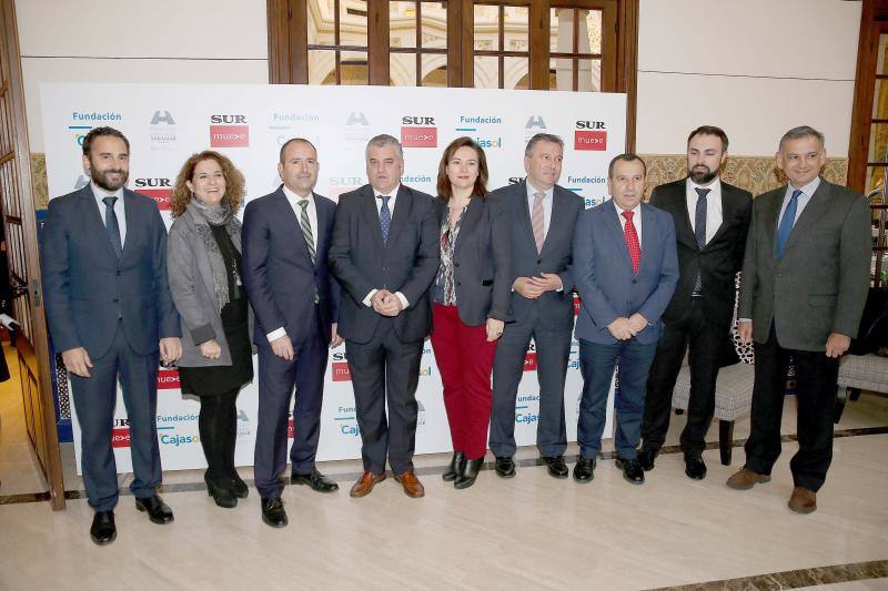 El consejero de Empleo, Javier Carnero, protagonista del encuentro organizado por SUR en colaboración con la Fundación Cajasol