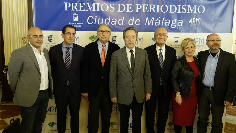 La ciudad entrega sus premios anuales de prensa a Iñaki Gabilondo, Juan Cano, Esperanza Codina y Manuel Bellido