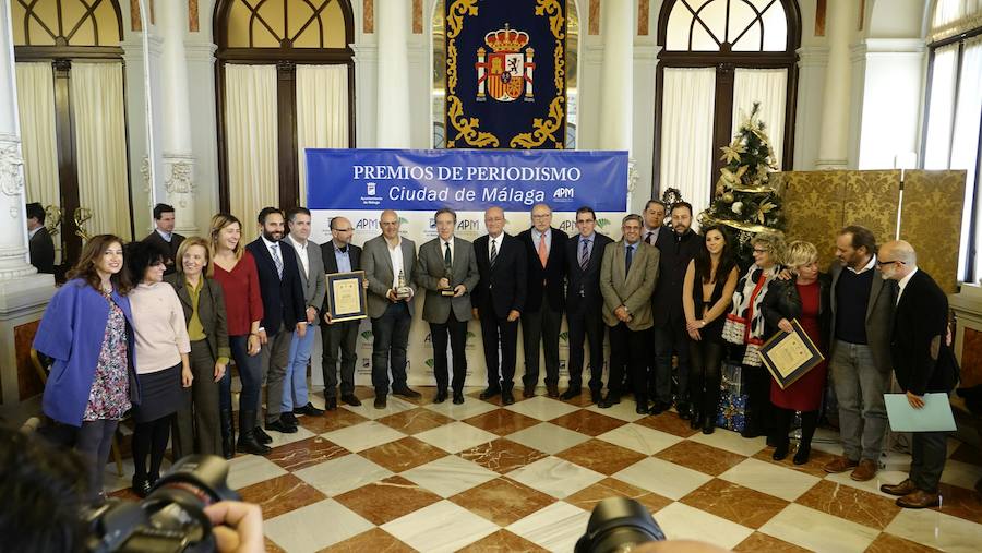 La ciudad entrega sus premios anuales de prensa a Iñaki Gabilondo, Juan Cano, Esperanza Codina y Manuel Bellido